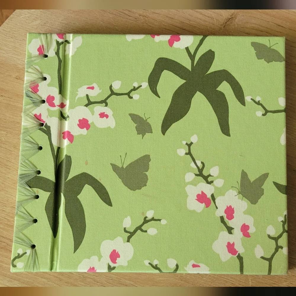 RAG and Bone Green Floral Hard Cover Anniversary Journal New!